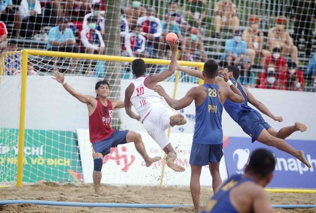 sea games 31 vietnam clinch second win in men s beach handball picture 1