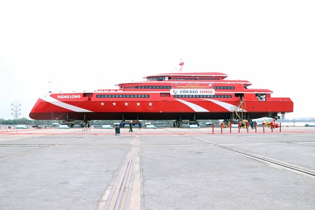 vietnam s biggest single-body high-speed ship launched picture 1