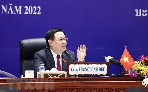 top vietnamese legislator meets with vice president of lao na picture 1