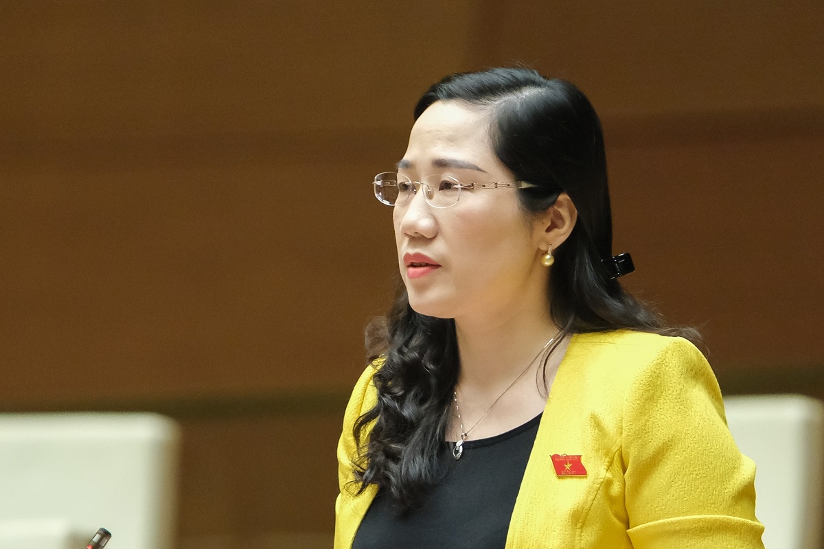 Bà Nguyễn Thị Thủy, Phó Chủ nhiệm Ủy ban Tư pháp của Quốc hội, đại biểu quốc hội tỉnh Bắc Kạn