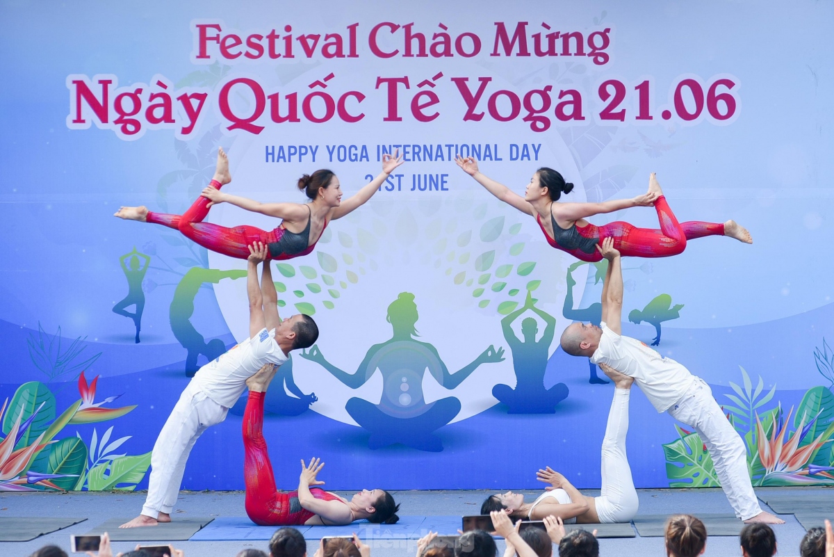 Hanoians come together to celebrate International Yoga Day
