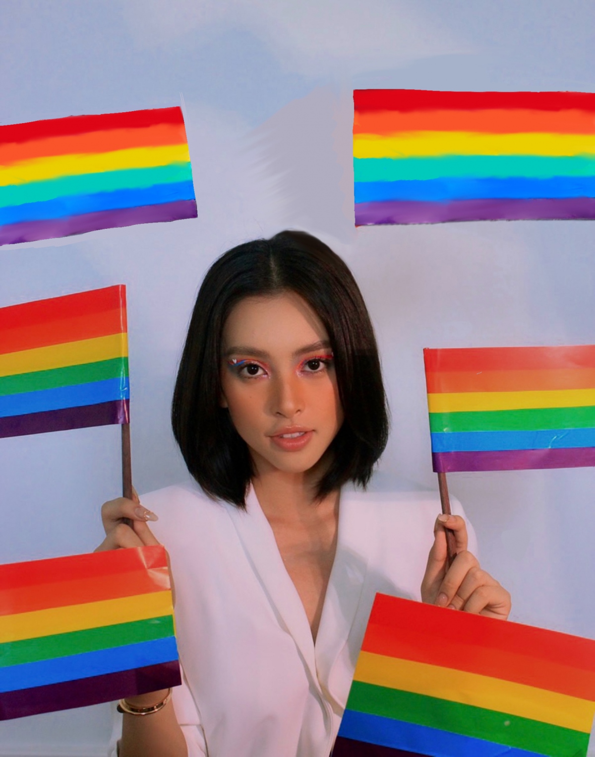 hoa hau tieu vy ung ho cong dong lgbtq hinh anh 9