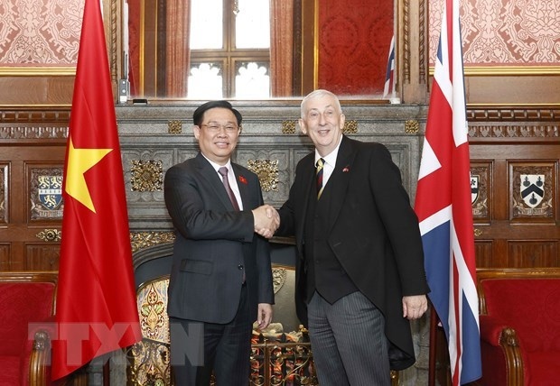 vietnamese top legislator holds talks with british lower house speaker picture 1