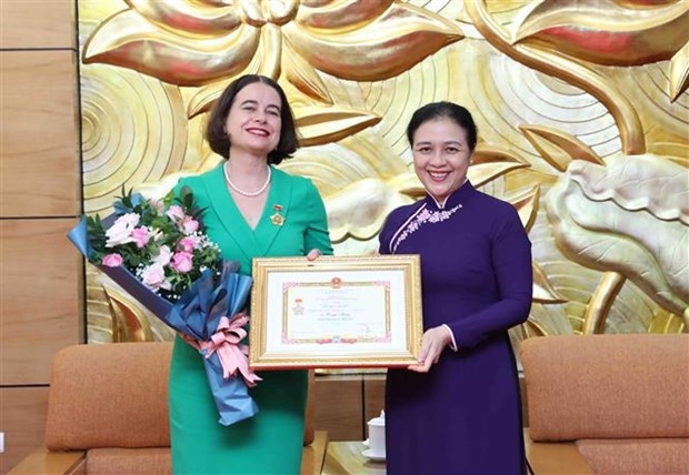 peace, friendship insignia conferred upon australian ambassador picture 1