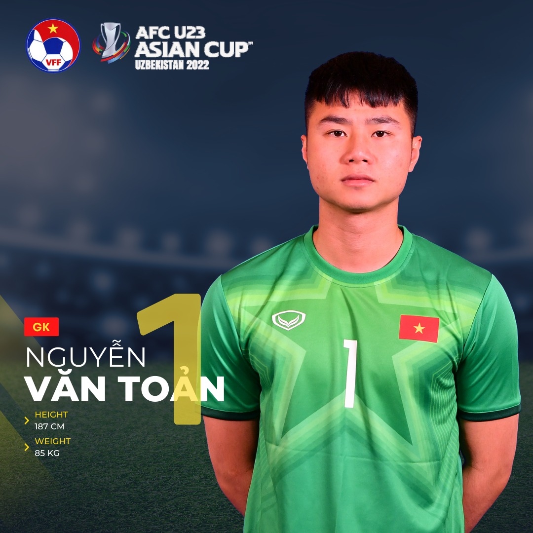 xep hang chieu cao cua u23 viet nam o u23 chau A 2022 hinh anh 1