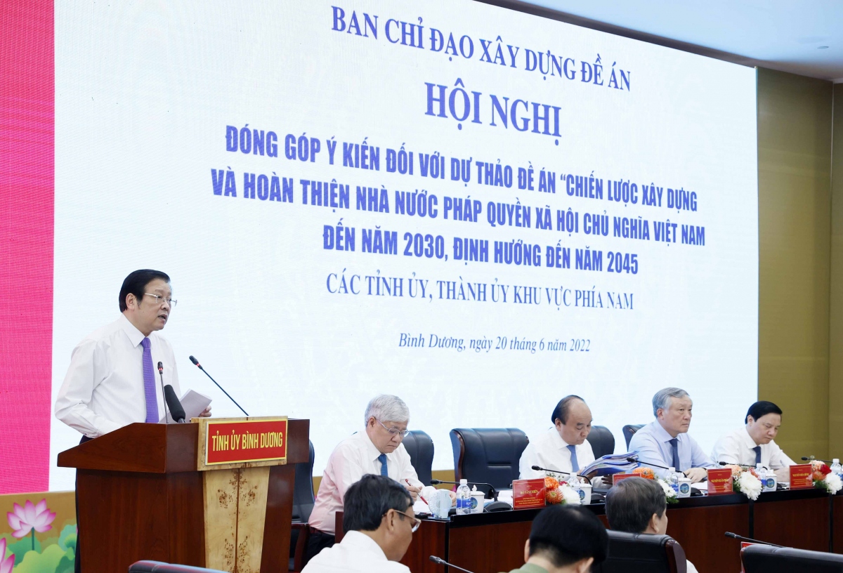 Dong gop y kien hoan thien De an chien luoc xay dung nha nuoc phap quyen hinh anh 4