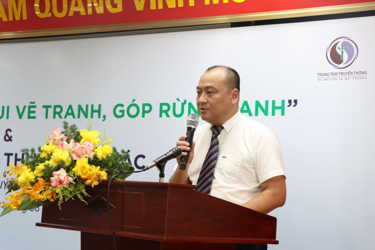 hon 3.600 buc tranh cua hoc sinh ve ve chu de vui ve tranh, gop rung xanh hinh anh 1