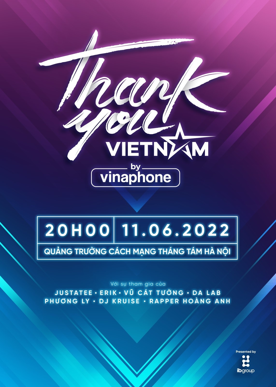 vinaphone tai xuat voi dai nhac hoi thank you, vietnam , quy tu dan sao khung hinh anh 2