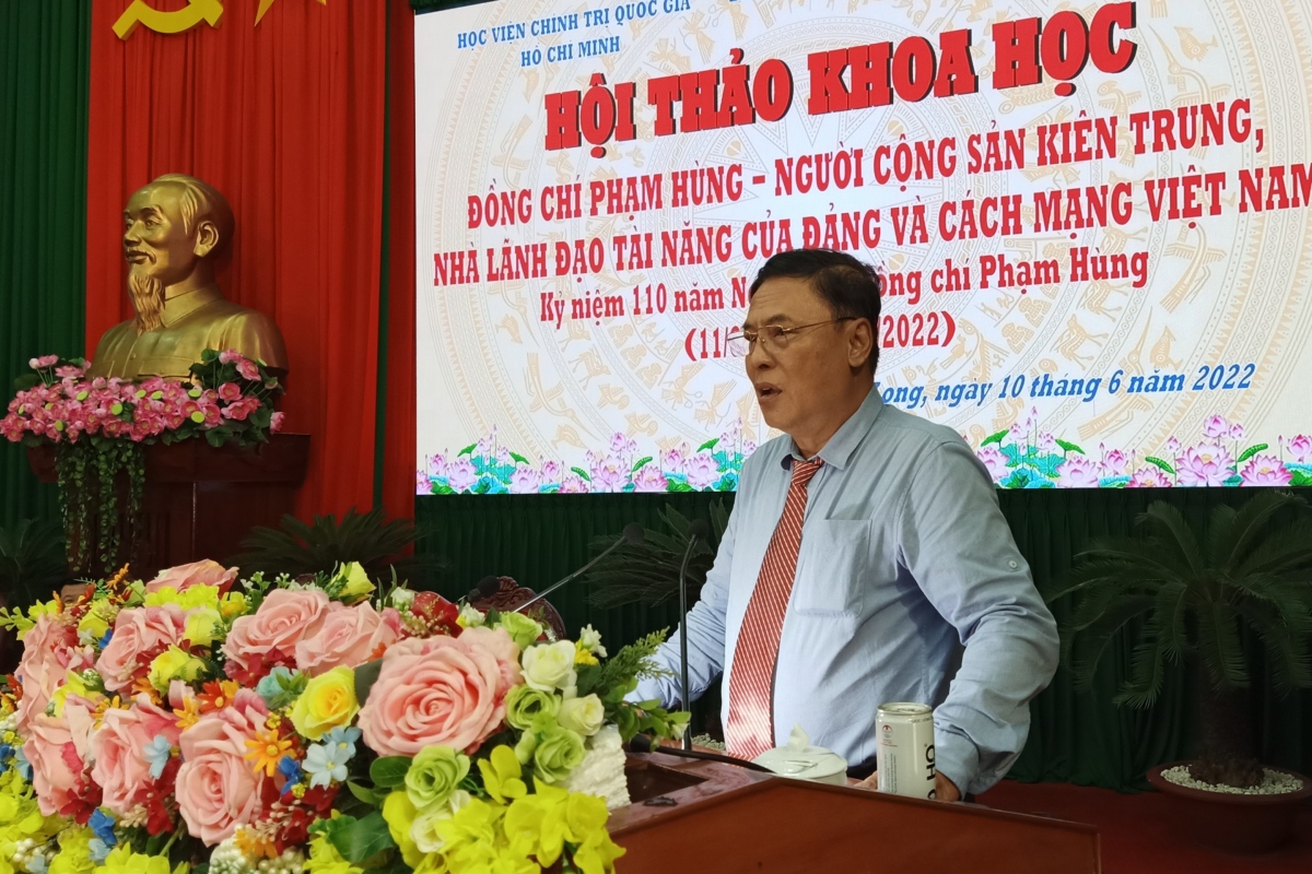 Đồng chí Phạm Hùng, người học trò xuất sắc của Chủ tịch Hồ Chí Minh