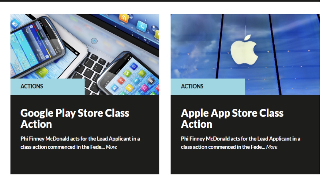 Apple và Google đối mặt với vụ kiện tập thể tại Australia