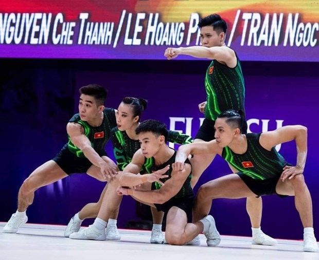 vietnam win gold at world aerobic competition picture 1