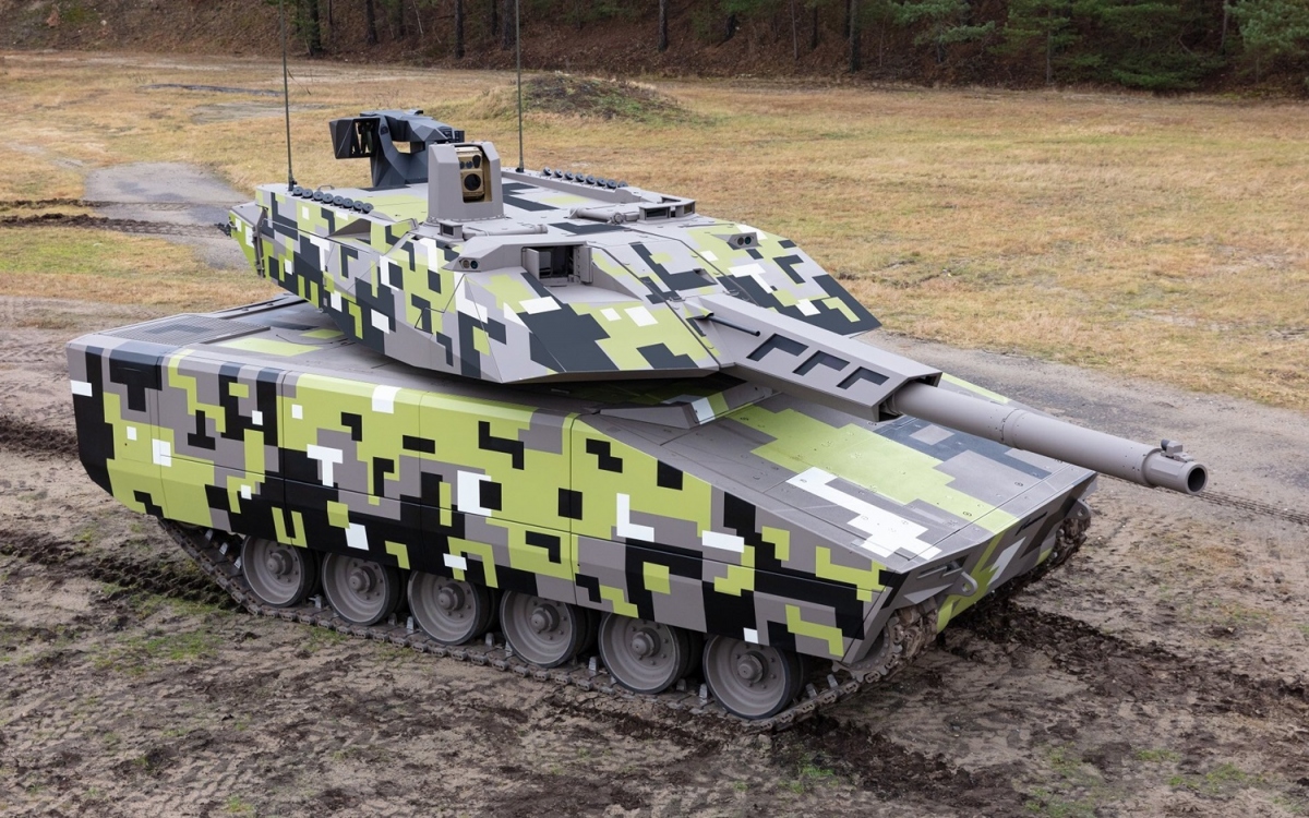 Xe tăng công nghệ cao Panther (Đức) - đối thủ của xe tăng T-14 (Nga)