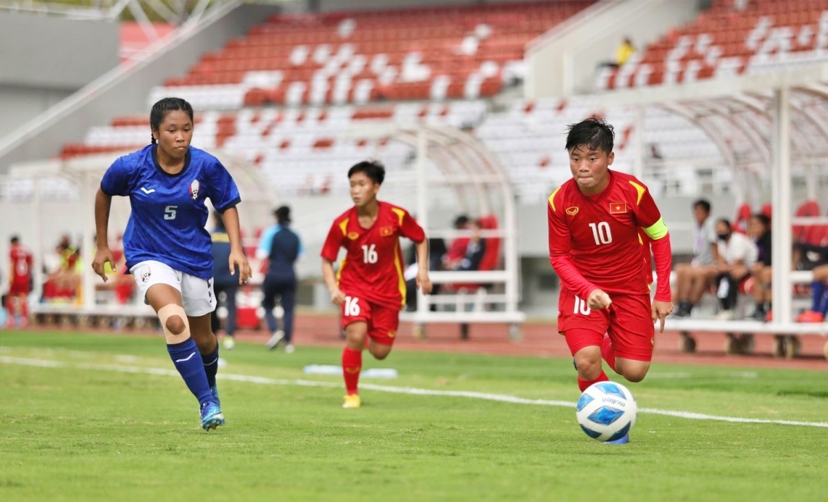 vietnam defeat cambodia to top group a at aff u18 women s championship picture 1