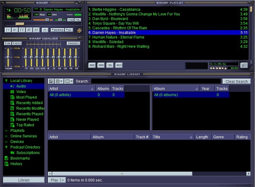 Hoài cổ với ứng dụng nghe nhạc Winamp 5.9 RC1