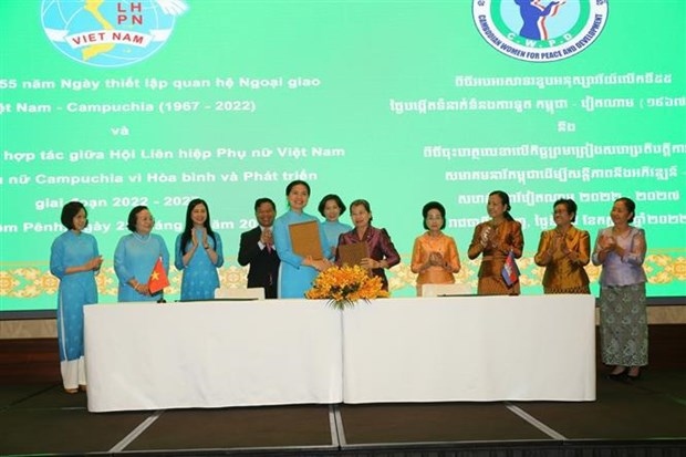 women s associations of vietnam, cambodia foster cooperation picture 1