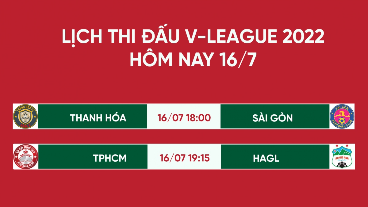 lich thi dau v-league 2022 hom nay 16 7 hagl so tai tphcm hinh anh 1