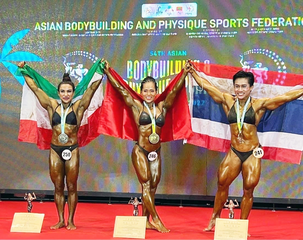 vietnam wins four golds at asian bodybuilding championship picture 1