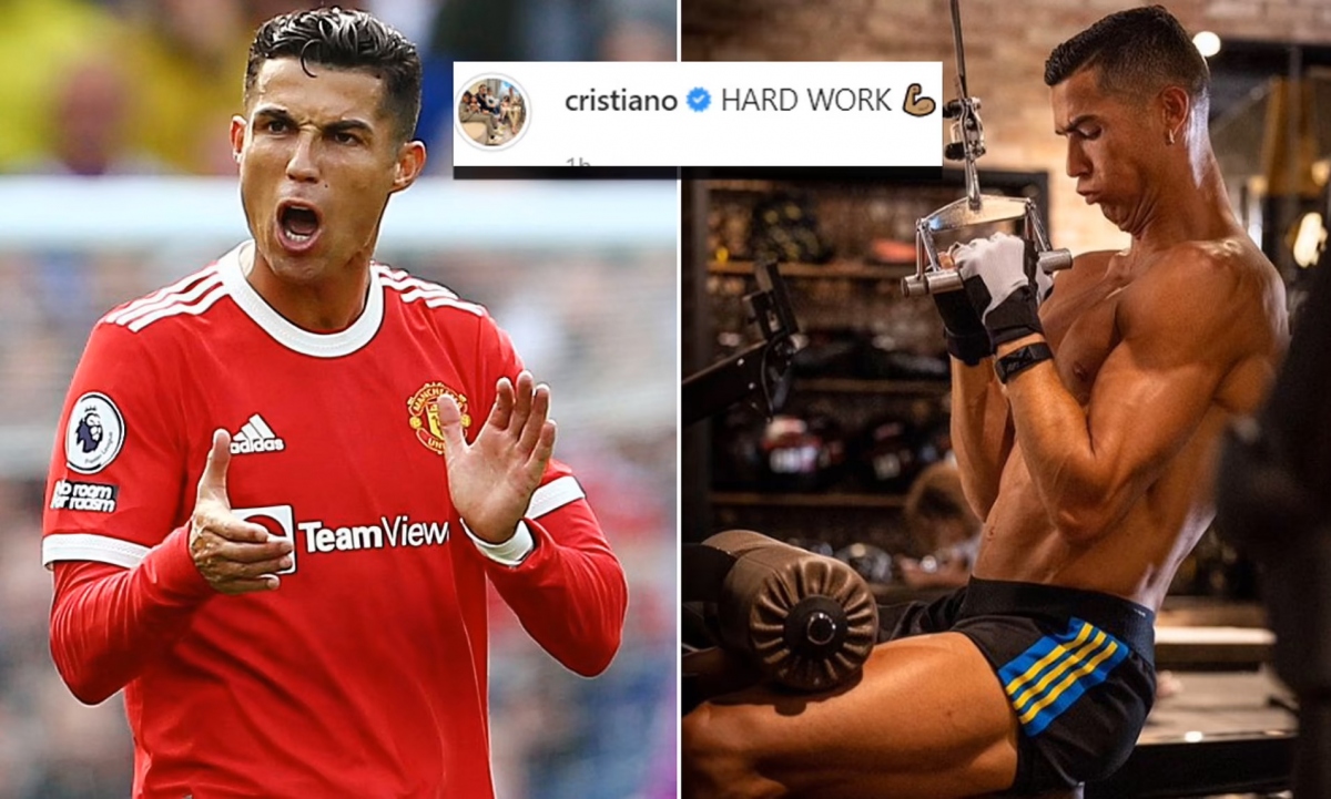 Cristiano Ronaldo khoe cơ bắp cuồn cuộn sau khi đòi rời MU