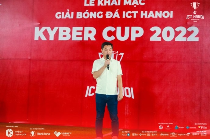 chinh thuc khai mac giai bong da ict ha noi - kyber cup 2022 hinh anh 2