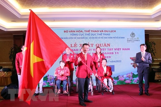 sendoff held for vn disabled athletes to asean para games picture 1