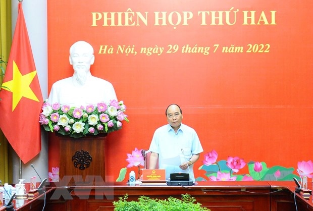 chu tich nuoc chu tri phien hop thu hai hoi dong quoc phong va an ninh hinh anh 2