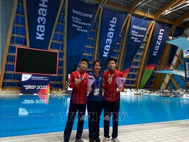 vietnamese swimmers bag three medals at russia s friendship games 2022 picture 1