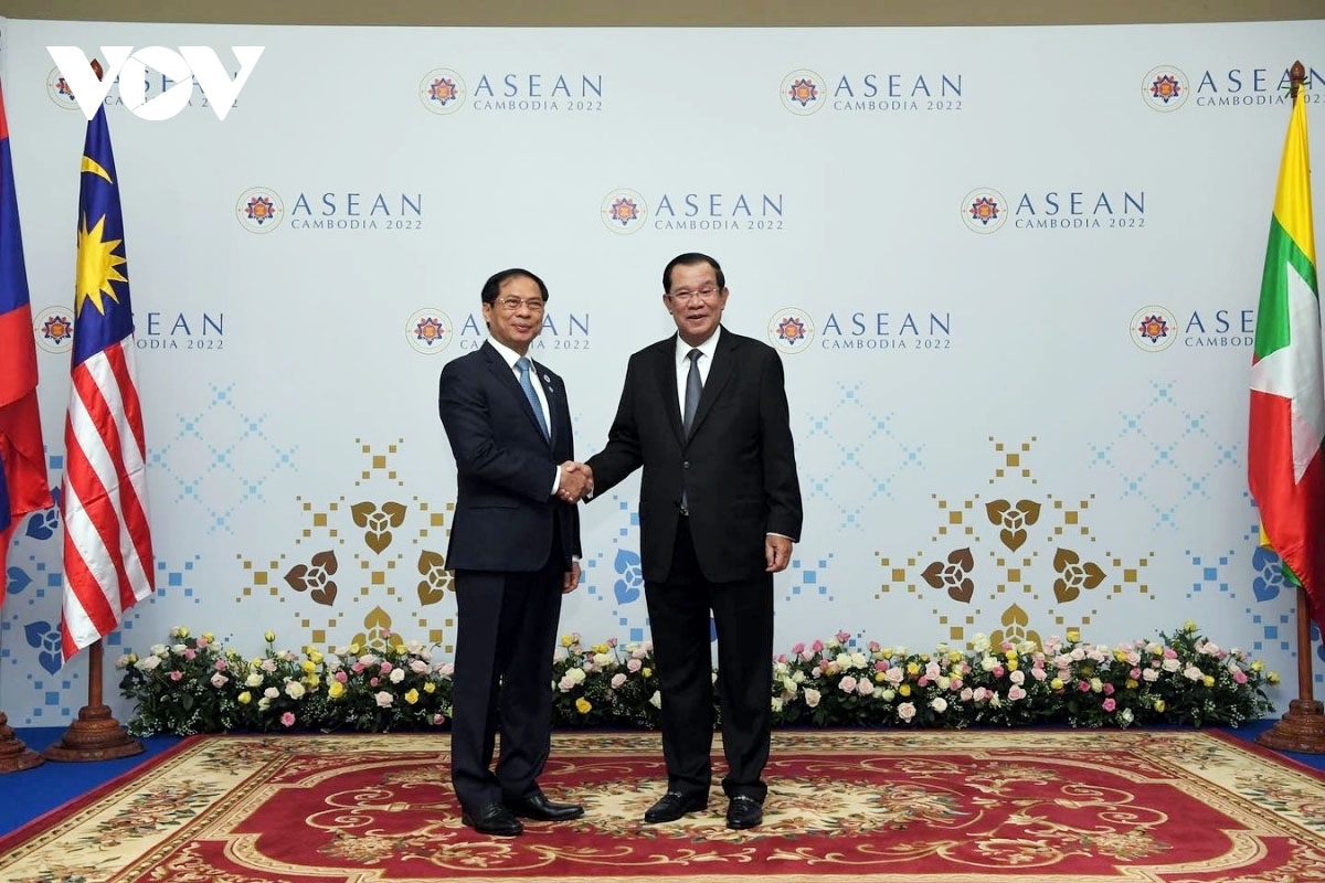 fm bui thanh son pays courtesy visit to pm hun sen picture 1