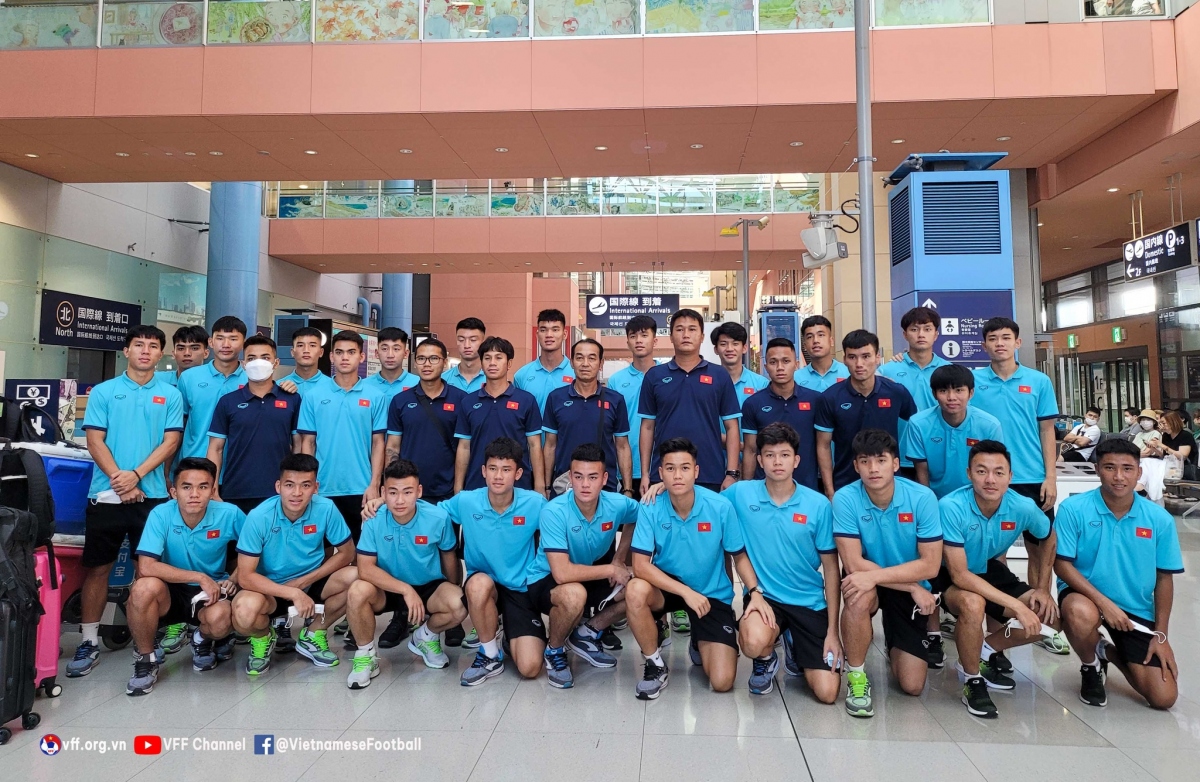 vietnam train in japan ahead of 2023 afc u20 asian cup qualifiers picture 1