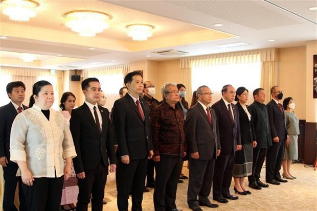 vietnam chairs ceremony marking asean s 55th founding anniversary in japan picture 1