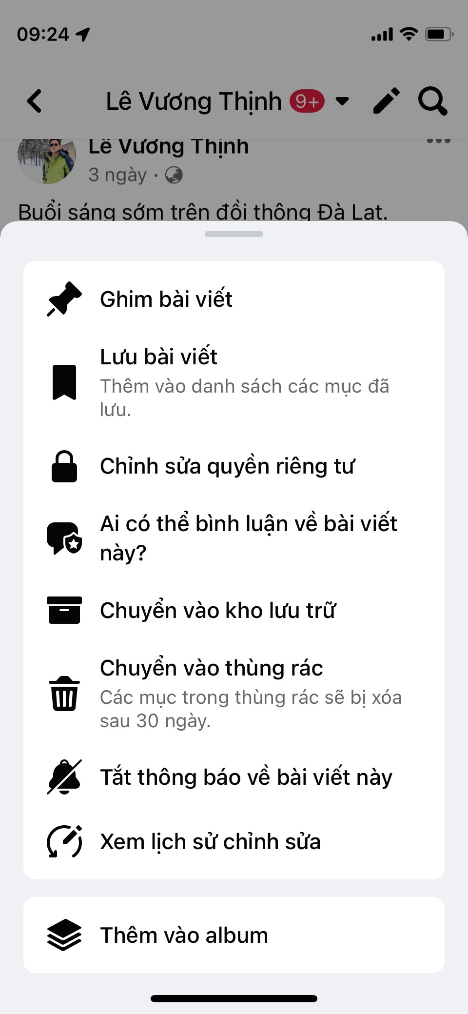 facebook khong cho sua bai dang tren dien thoai, loi hay la tinh nang hinh anh 1