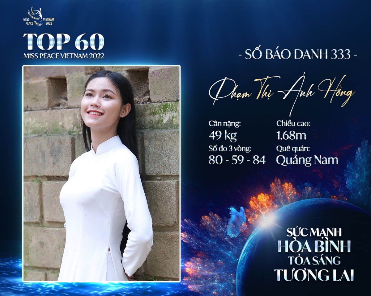 lo dien top 60 thi sinh vao chung ket miss peace vietnam 2022 hinh anh 4