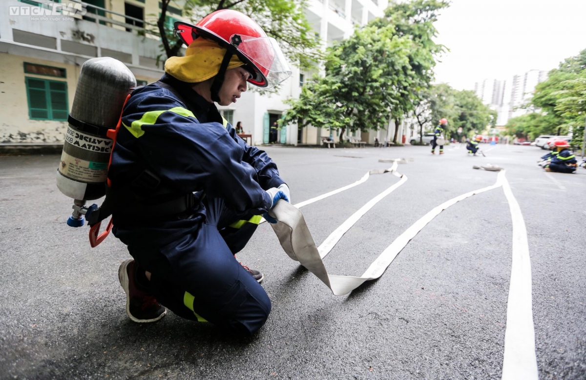 a training day of firefighters in vietnam picture 8