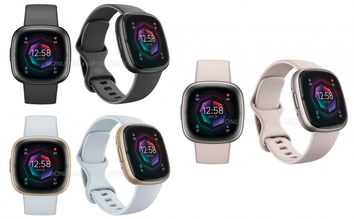 Anh do hoa cua thiet bi deo thong minh fitbit sense 2, inspire 3 va versa 4 hinh anh 1