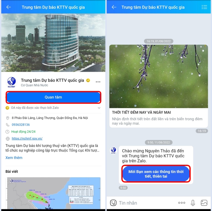 nhan tin khan ve mua lu, thien tai tu trung tam du bao kttv quoc gia qua zalo hinh anh 3