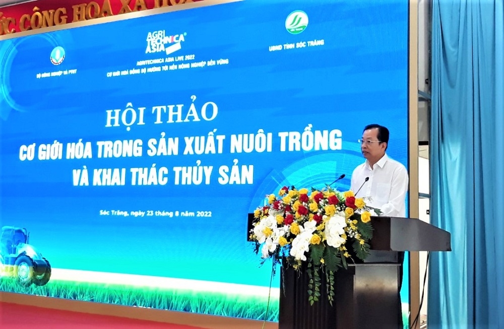 Ứng dụng cơ giới hóa trong sản xuất nuôi trồng và khai thác thủy sản