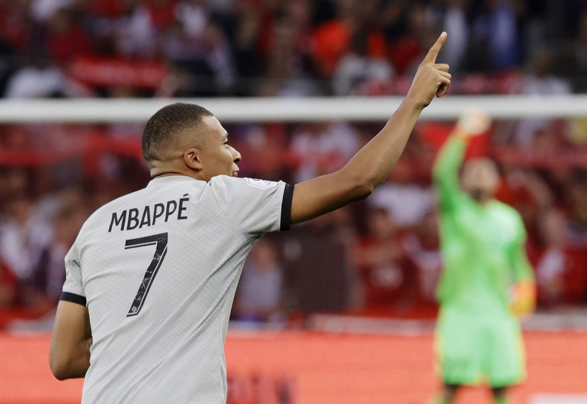 mbappe ghi ban nhanh nhat lich su ligue 1 trong chien thang 7-1 cua psg hinh anh 1