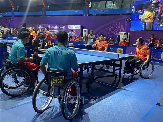 vietnamese table tennis squad aim high at asean para games 2022 picture 1