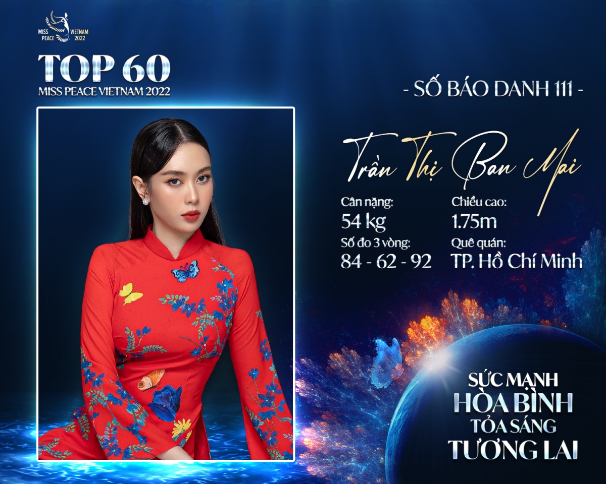 lo dien top 60 thi sinh vao chung ket miss peace vietnam 2022 hinh anh 2