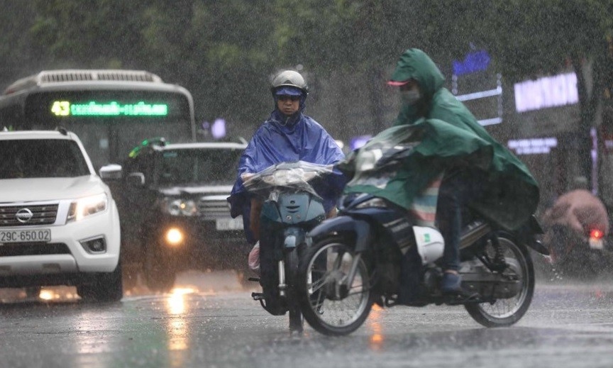 thoi tiet ngay 23 9 ha noi nhieu may,ờitiếtngàyHàNộinhiềumâymưatovàdô<strong></strong> mua to va dong hinh anh 1