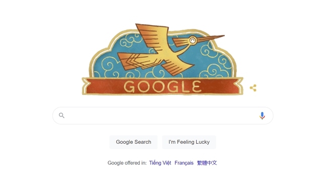 google doodle celebrates vietnam s national day with mythical bird image picture 1