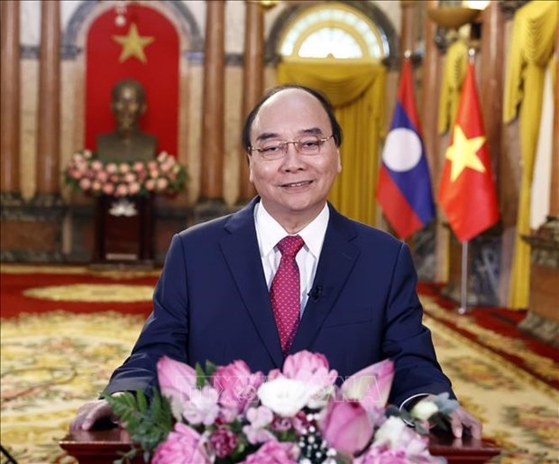 vietnam-laos friendship, solidarity, cooperation to further thrive president picture 1