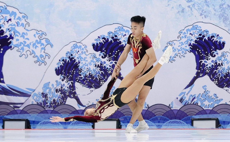 vietnamese pair win gold at aerobic gymnastics asian championships picture 1