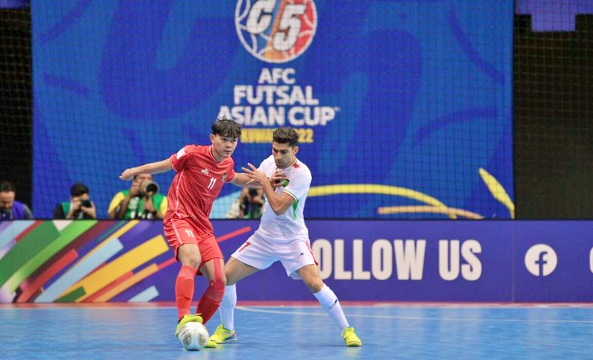 Dt futsal indonesia thua dam tai giai futsal chau A 2022 hinh anh 1