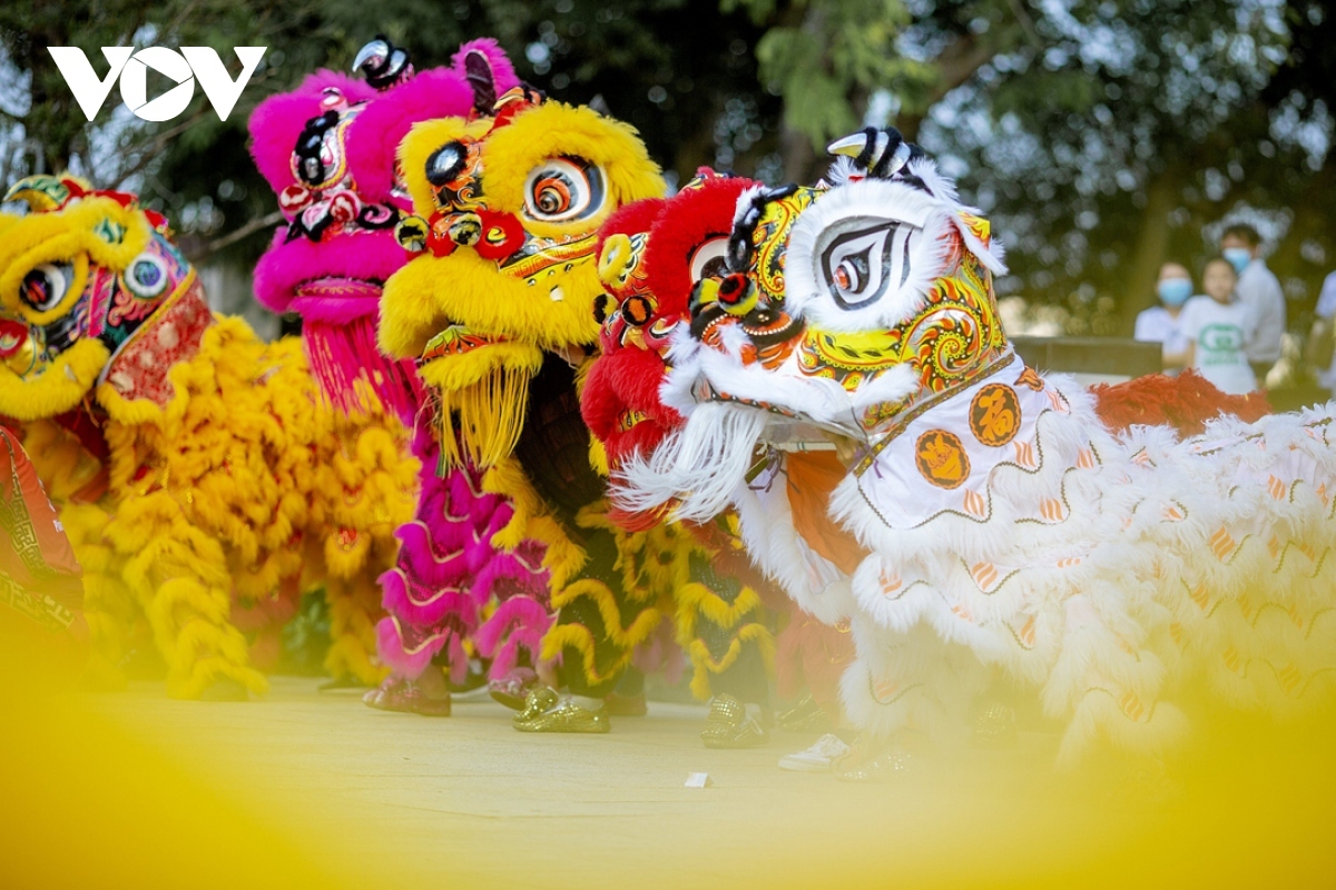 lion dance excites street crowds as full moon festival in full swing picture 1