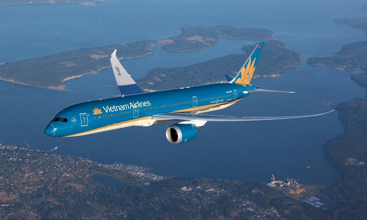 Những đường bay của Vietnam Airlines đến châu Âu cách xa vùng chiến sự Trung Đông