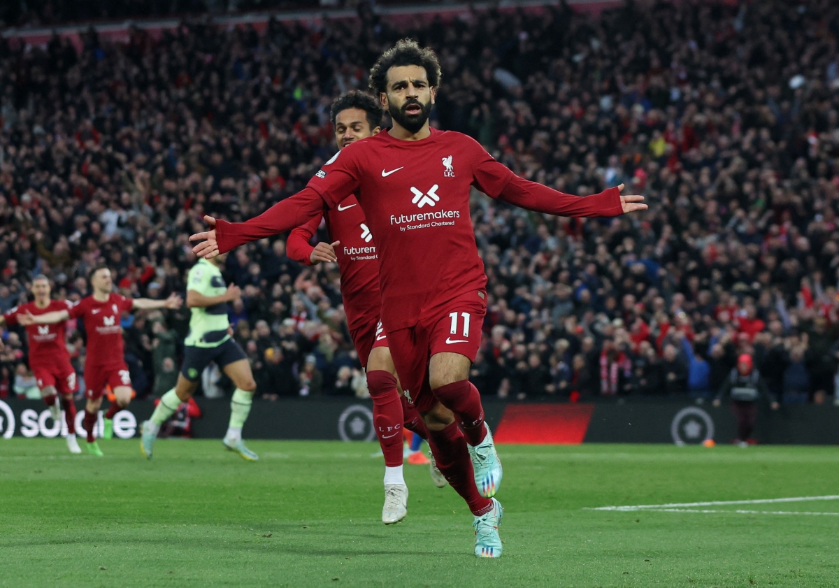 Salah che mờ "quái vật" Haaland, Liverpool thắng kịch tính Man City