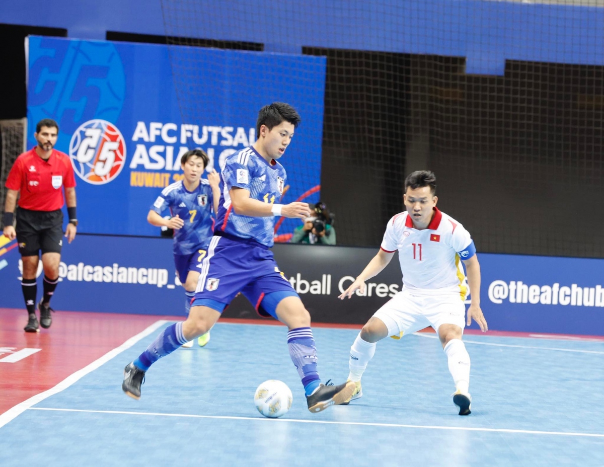 thua nhat ban 0-2, Dt futsal viet nam doi dau iran o tu ket futsal chau A hinh anh 1