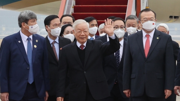party chief arrives in beijing, beginning china visit picture 1