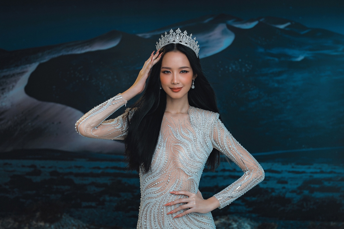 A hau bao ngoc chinh thuc nhan sash miss intercontinental 2022 tai ai cap hinh anh 4