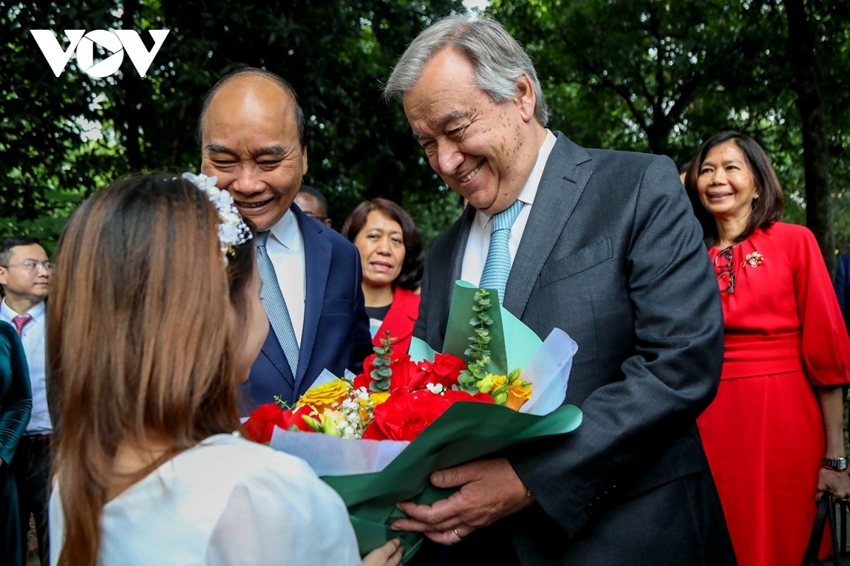 un chief antonio guterres vietnam visit in photos picture 1